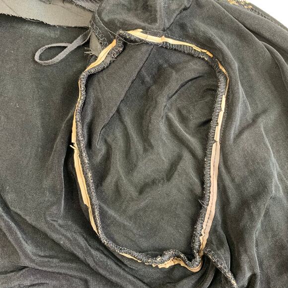 Vintage Petite Black Gold Glitter Embroidered Long Sleeve Open Front Cardigan - Picture 8 of 11